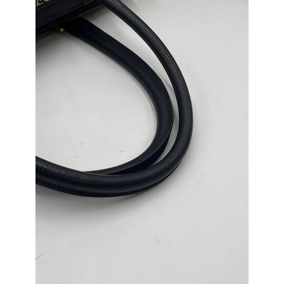 Gucci Designer 80’s Vintage Monogram GG Navy Boston Top Handle Handbag Satchel - Picture 14 of 14